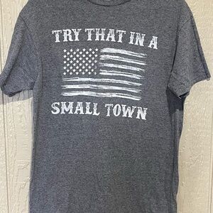 Delta Heather Gray Crewneck T-Shirt